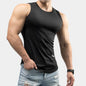 Ice Silk Vest Men's Sport T-shirt Summer